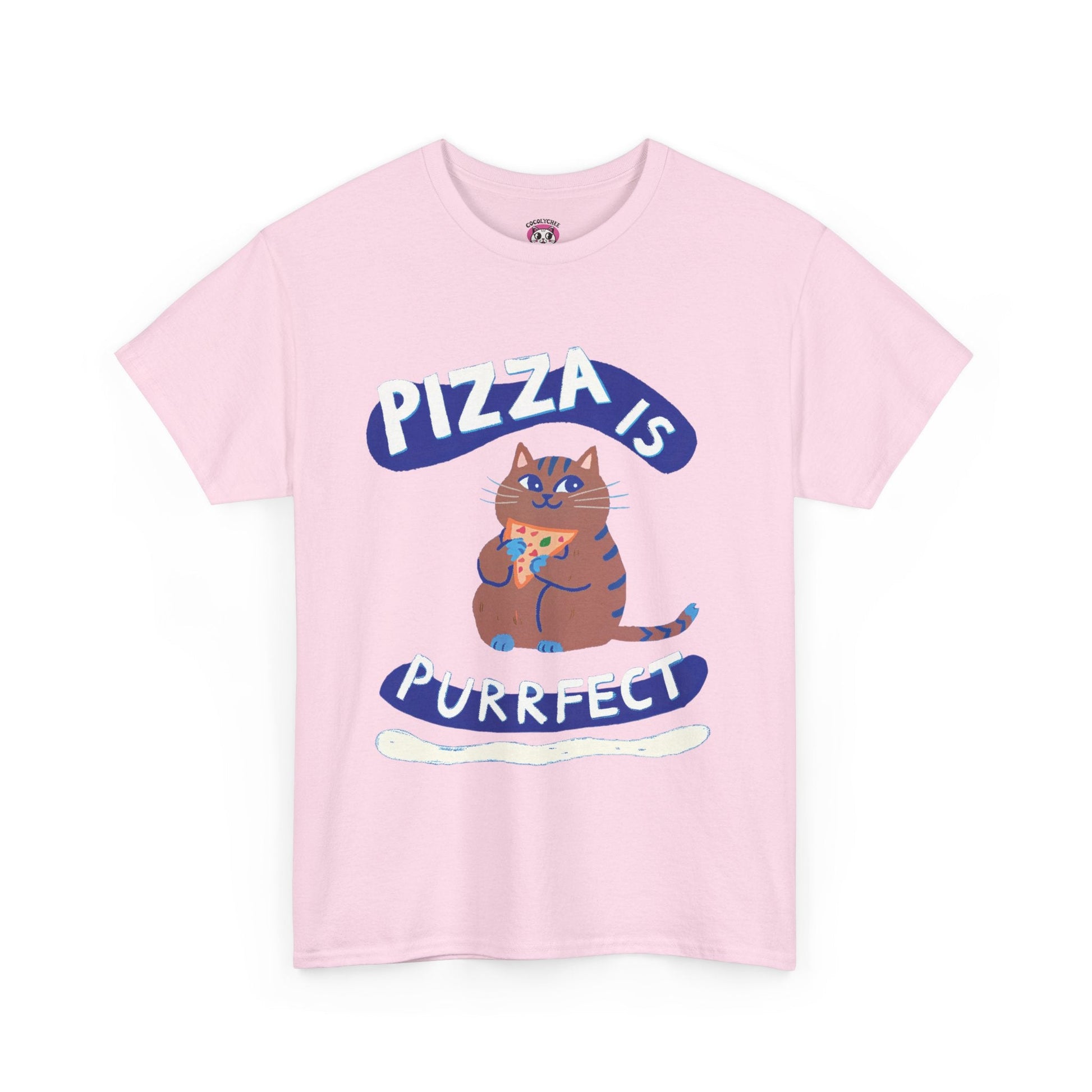 Pizza Is Purrfect™ Tabby Edition Graphic Tee - Cocolychee