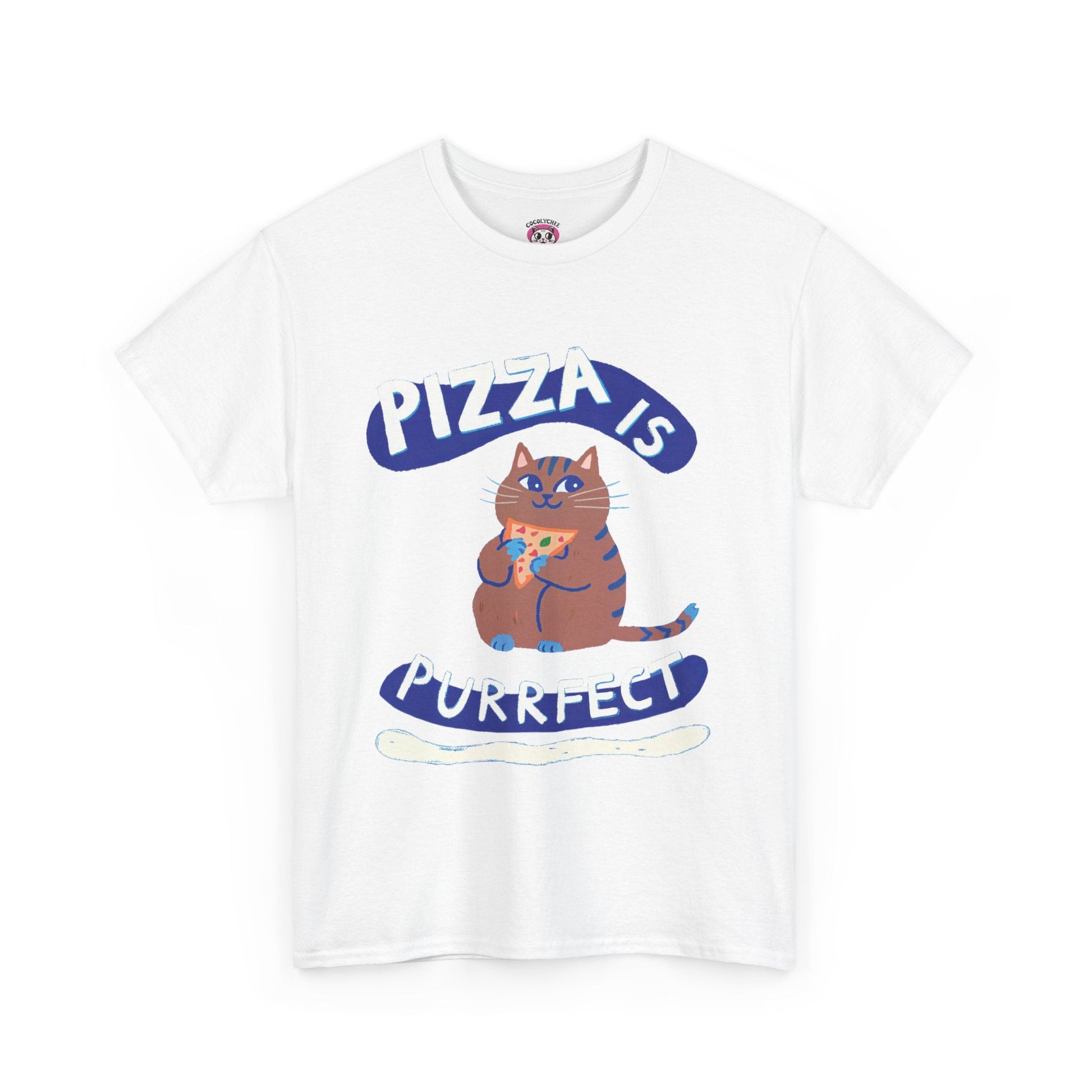 Pizza Is Purrfect™ Tabby Edition Graphic Tee - Cocolychee