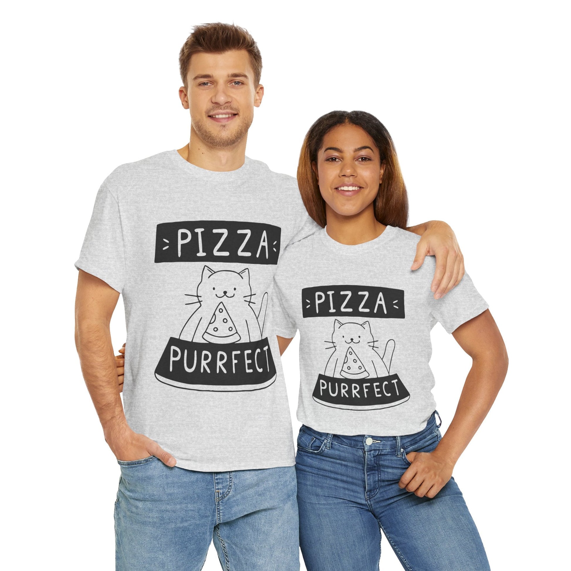 Pizza Purrfect™ Line - Art Edition Graphic Tee - Cocolychee