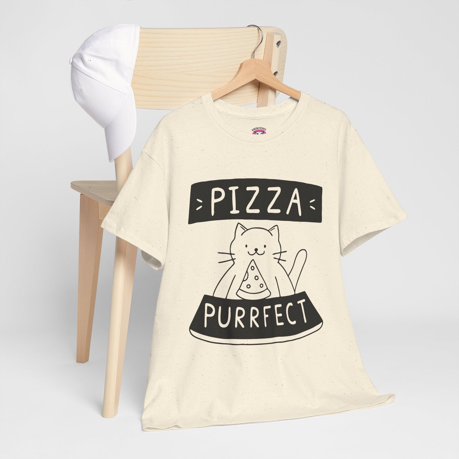 Pizza Purrfect™ Line - Art Edition Graphic Tee - Cocolychee
