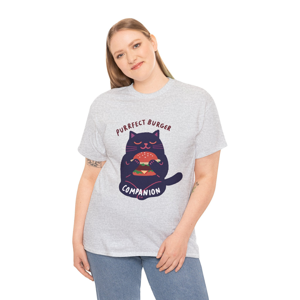 Purrfect Burger Companion™ Color Edition Graphic Tee - Cocolychee