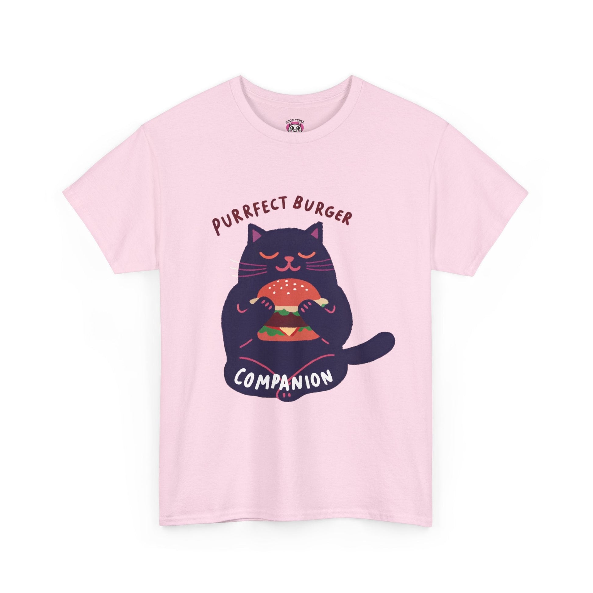 Purrfect Burger Companion™ Color Edition Graphic Tee - Cocolychee