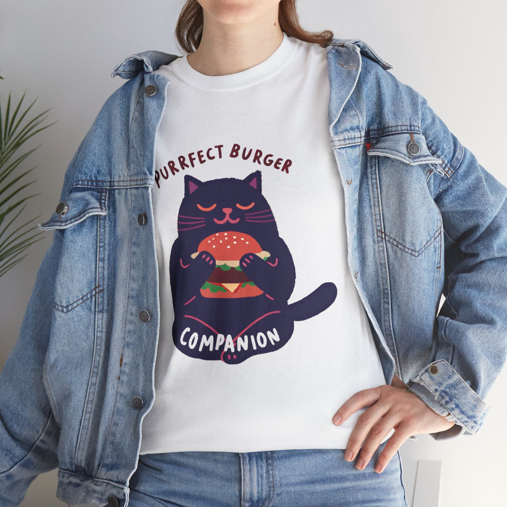 Purrfect Burger Companion™ Color Edition Graphic Tee - Cocolychee