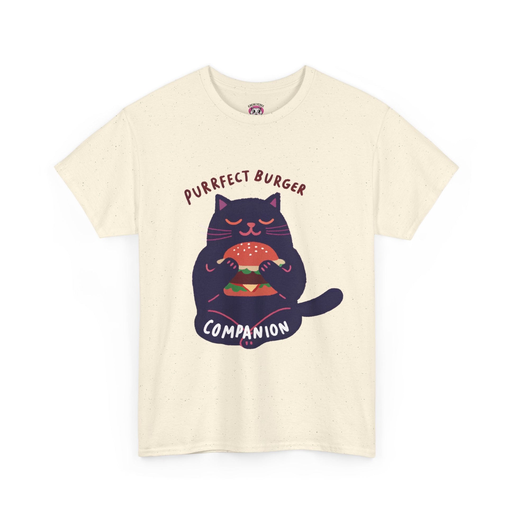 Purrfect Burger Companion™ Color Edition Graphic Tee - Cocolychee