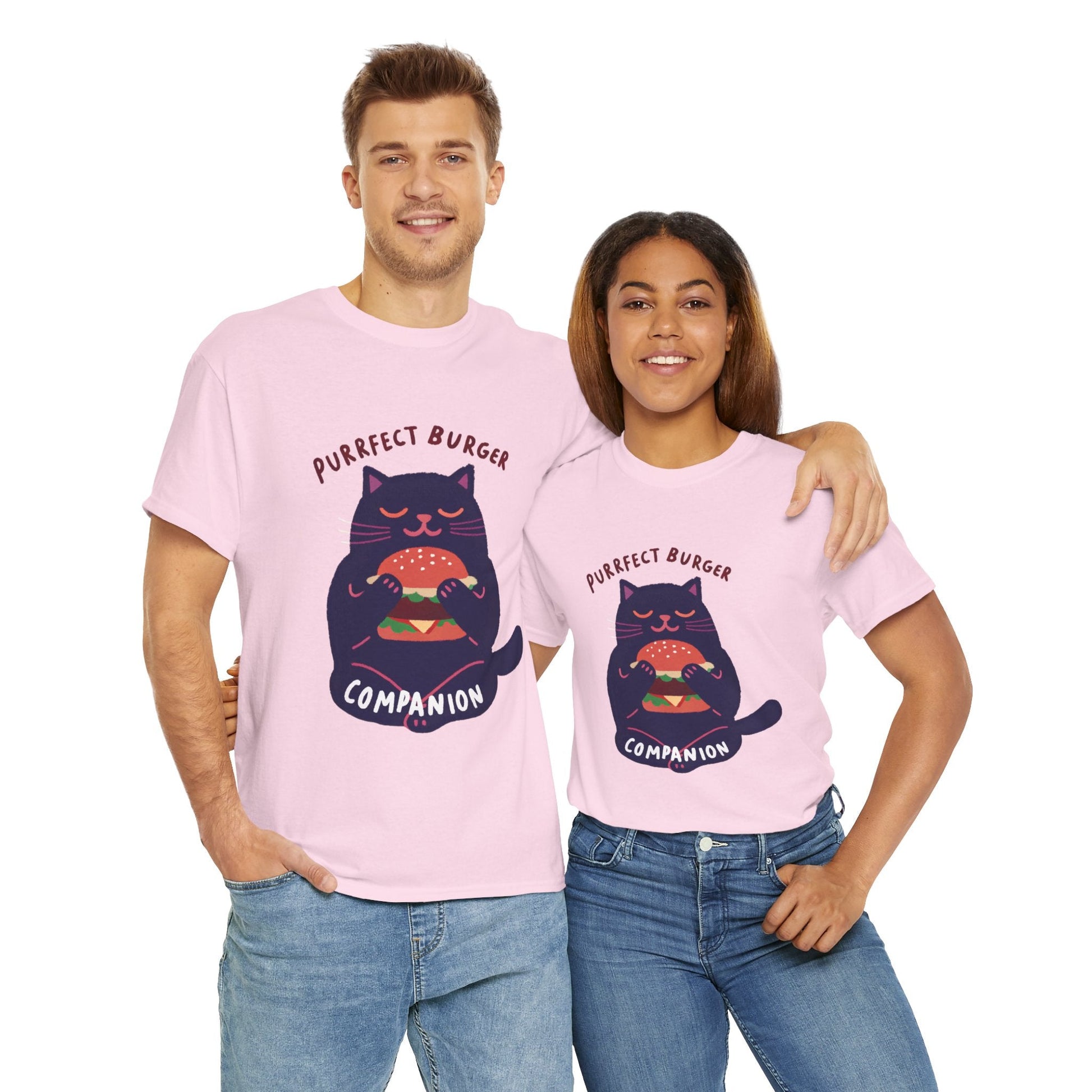 Purrfect Burger Companion™ Color Edition Graphic Tee - Cocolychee