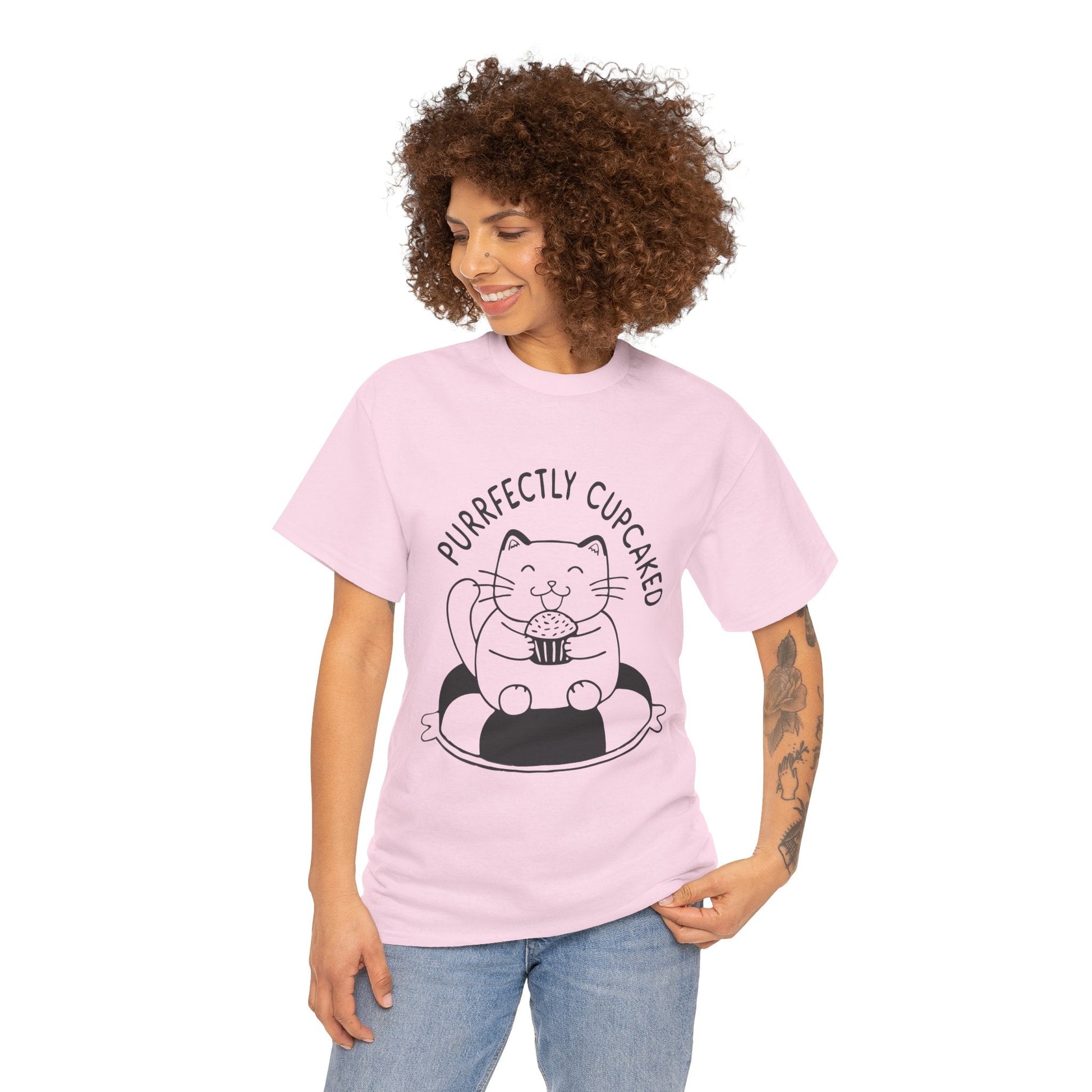 Purrfectly Cupcaked™ Line - Art Graphic Tee - Cocolychee