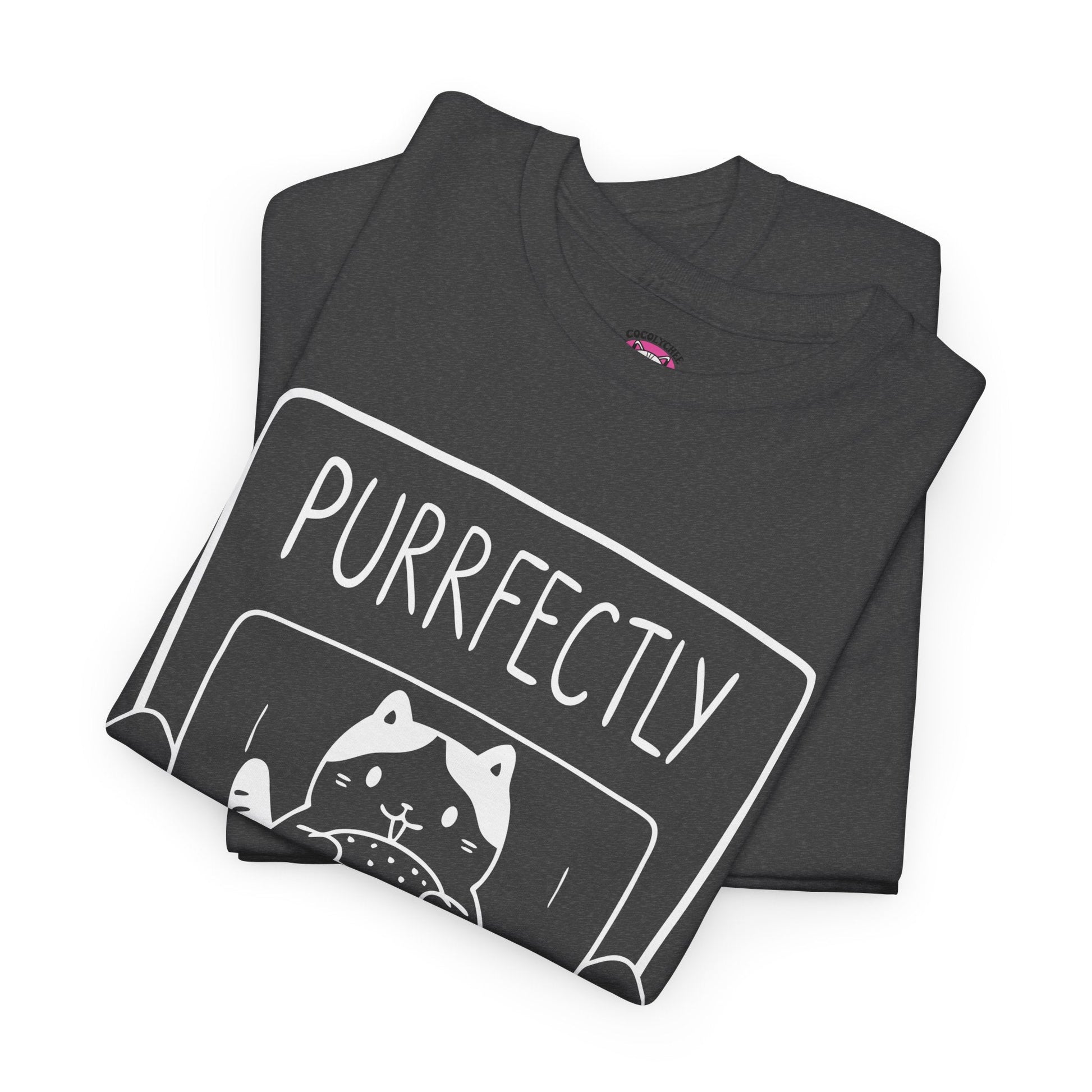 Purrfectly Saucy™ Cat & Burger Graphic Tee - Cocolychee