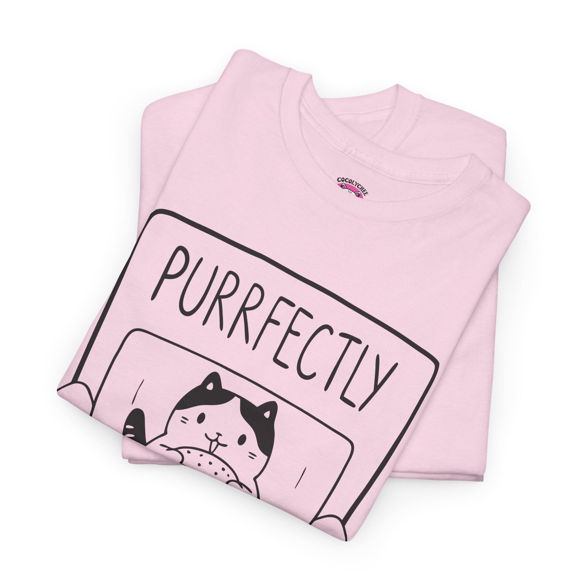 Purrfectly Saucy™ Cat & Burger Graphic Tee - Cocolychee