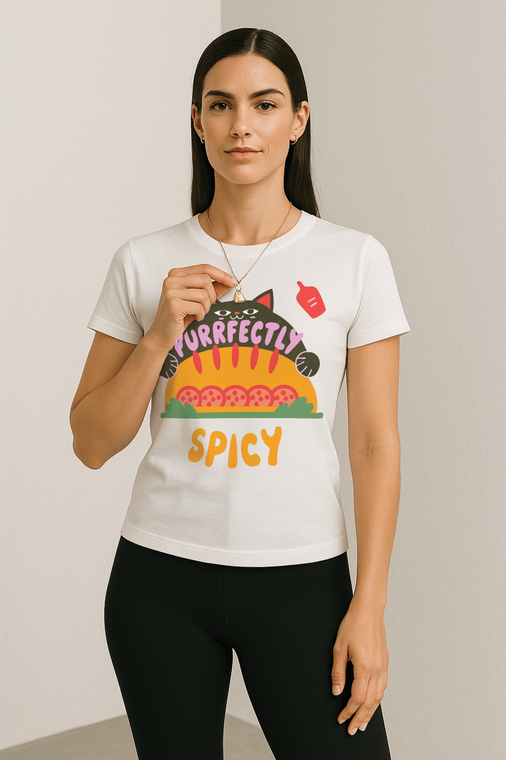 Purrfectly Spicy™ Color Edition Graphic Tee - Cocolychee