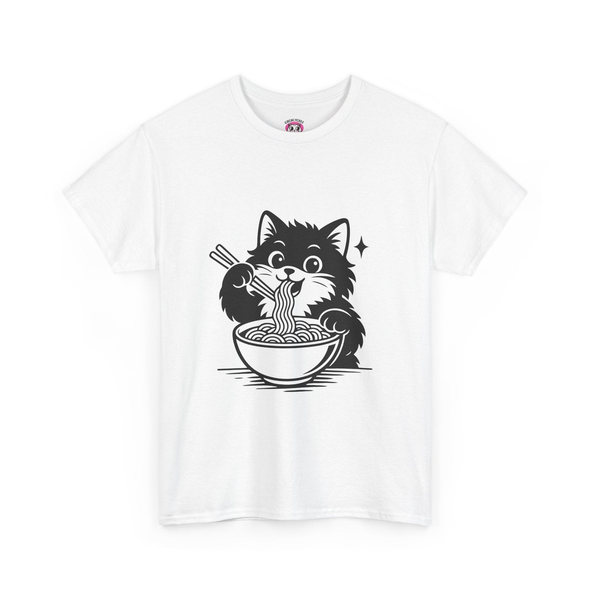 Ramen Kitty™ Cat‑Lover Graphic Tee - Cocolychee