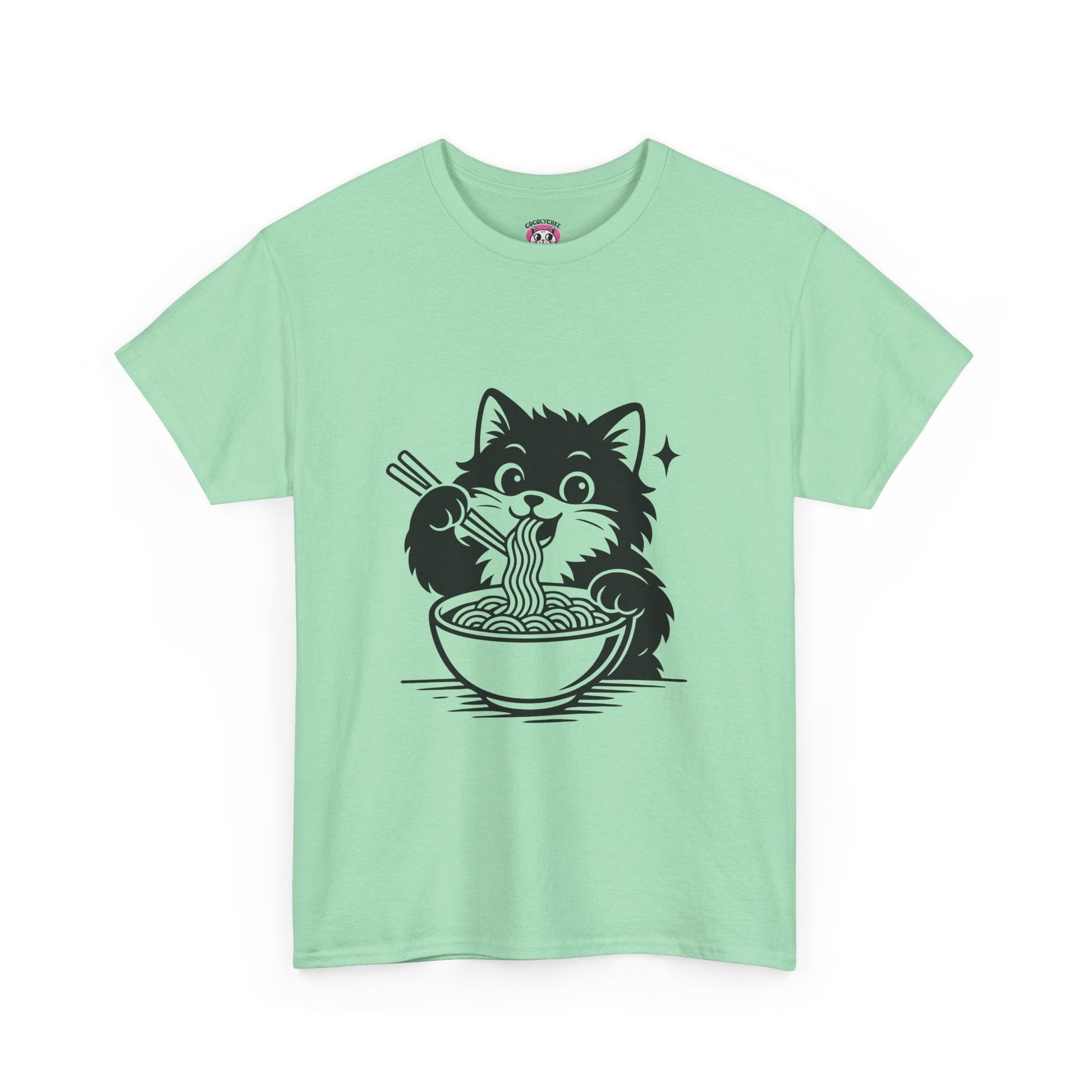Ramen Kitty™ Cat‑Lover Graphic Tee - Cocolychee