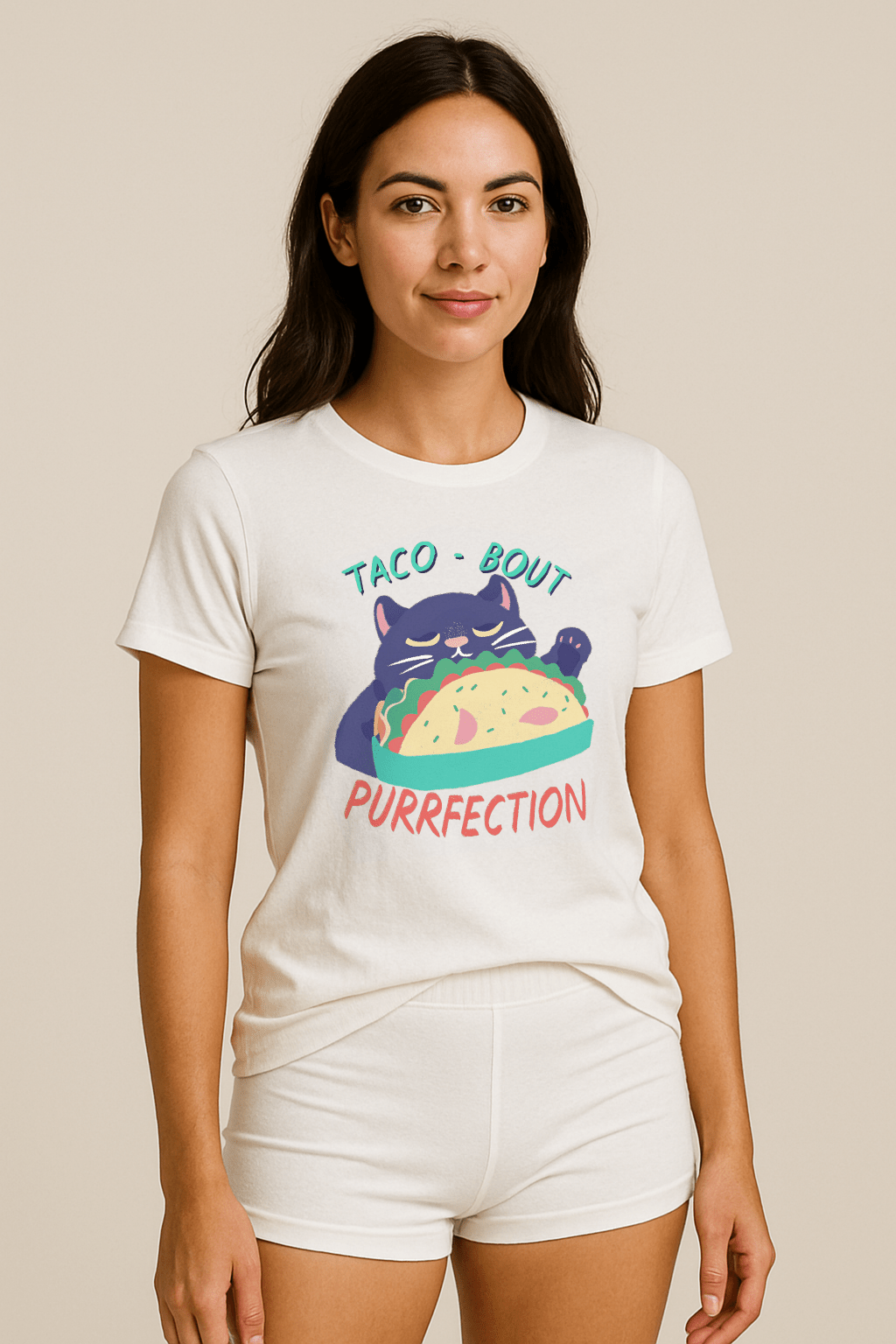 Taco - Bout Purrfection™ Color Edition Graphic Tee - Cocolychee