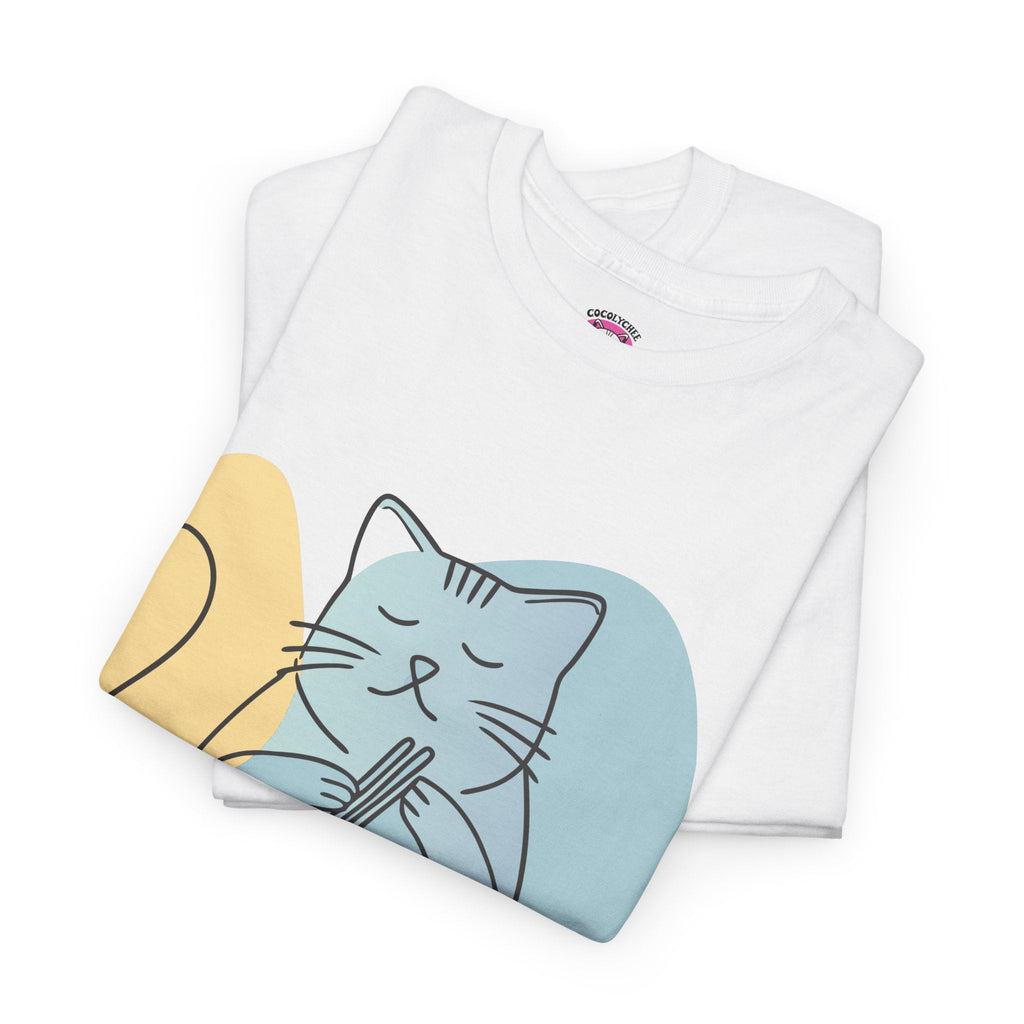 This Is How I Cope™ Cat & Noodle Graphic Tee - Cocolychee