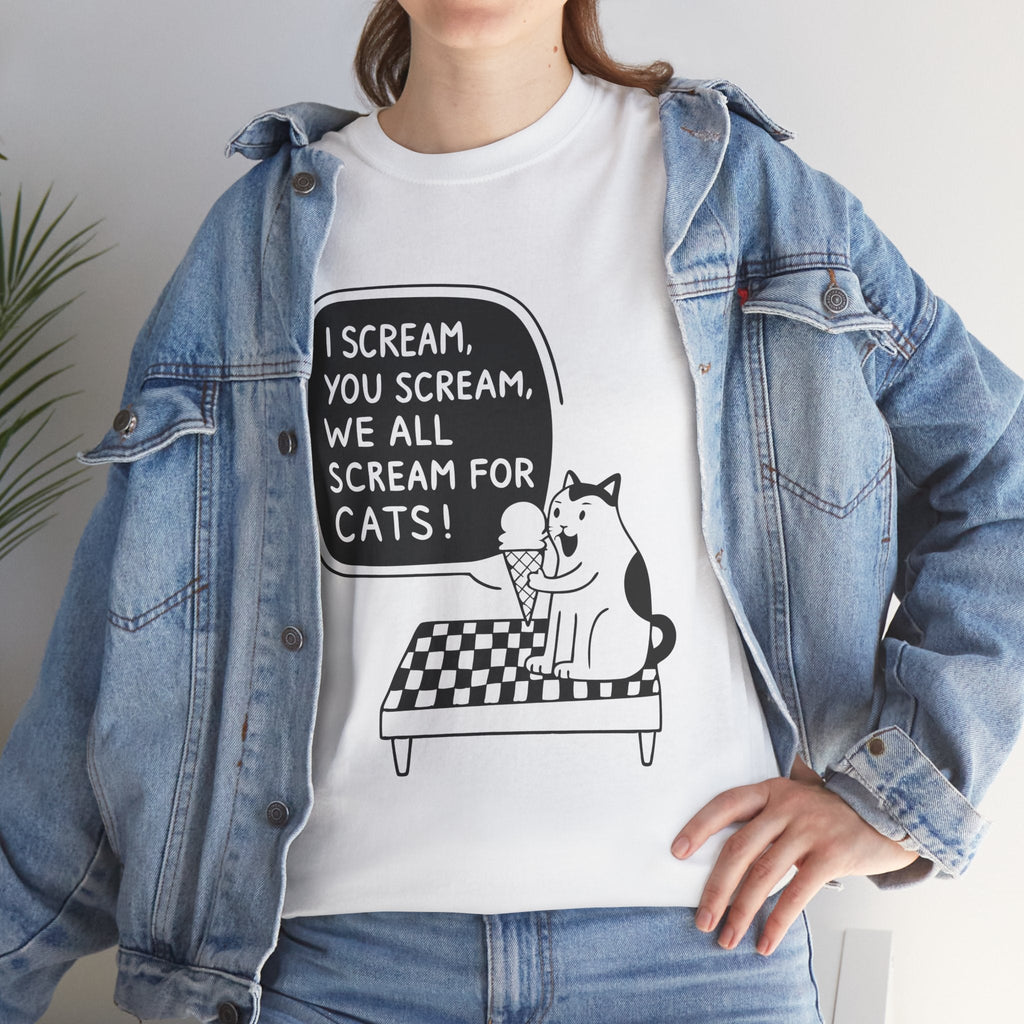 We All Scream for Cats™ Line - Art Edition Graphic Tee - Cocolychee