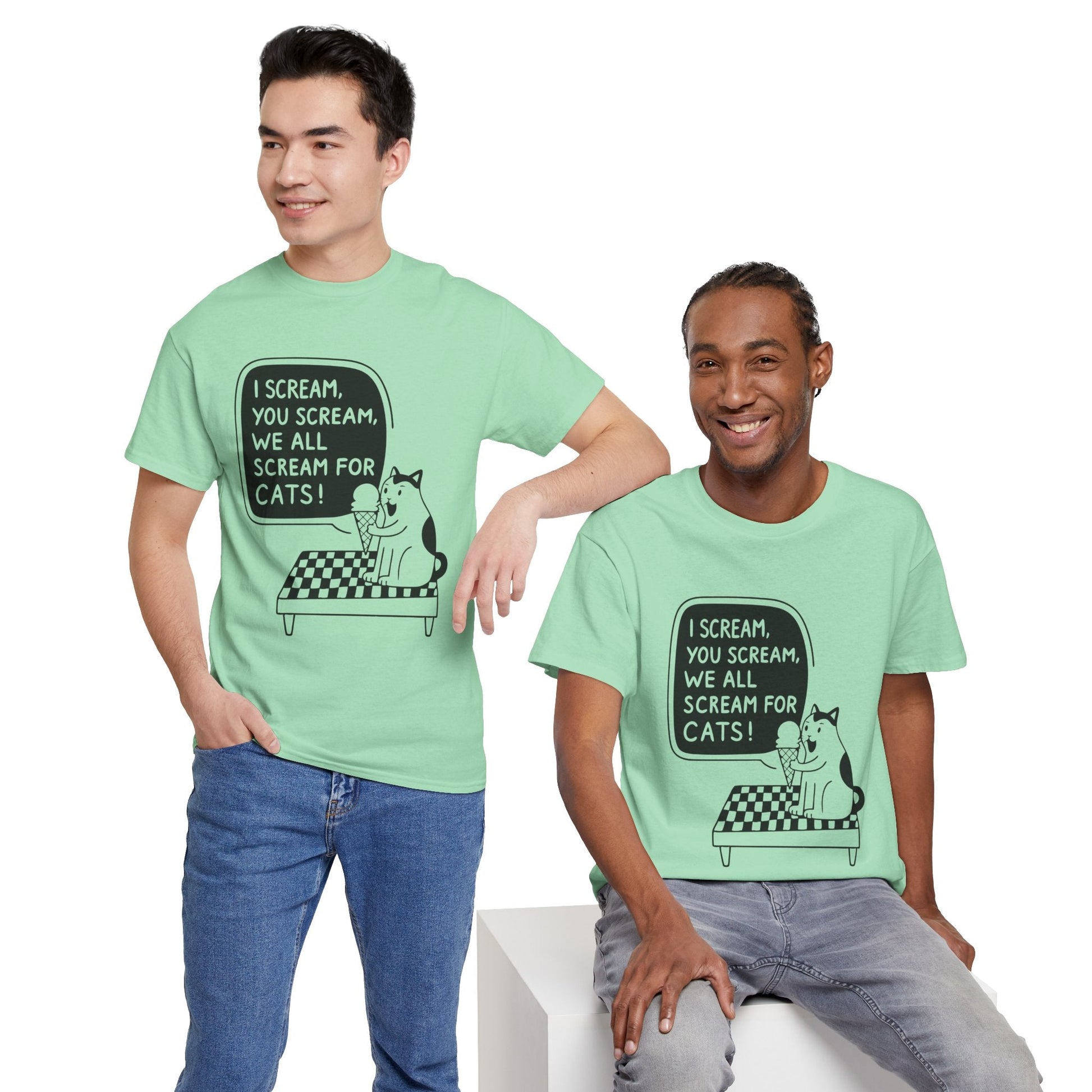 We All Scream for Cats™ Line - Art Edition Graphic Tee - Cocolychee