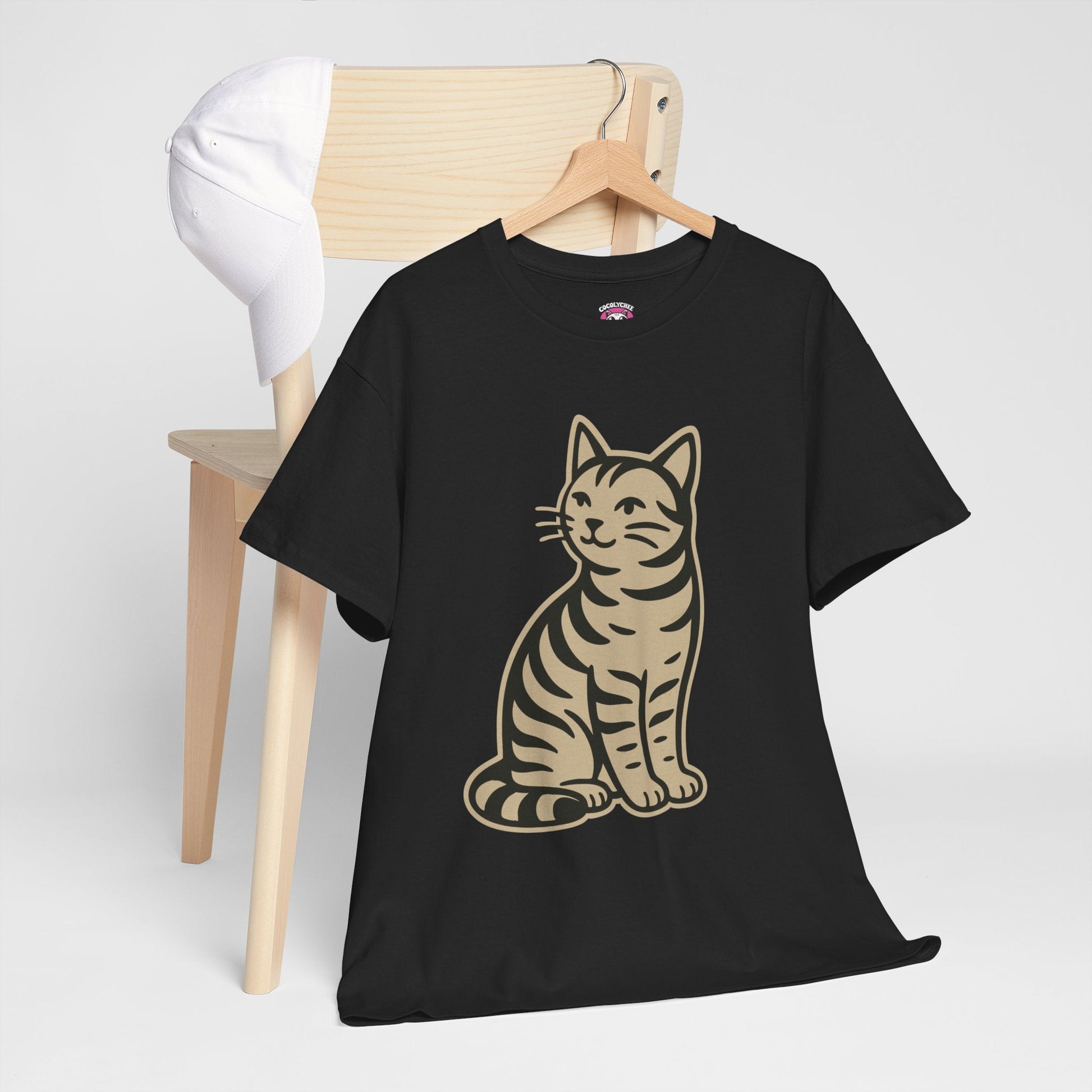 Whisker Chic™ Minimalist Cat Tee - Cocolychee