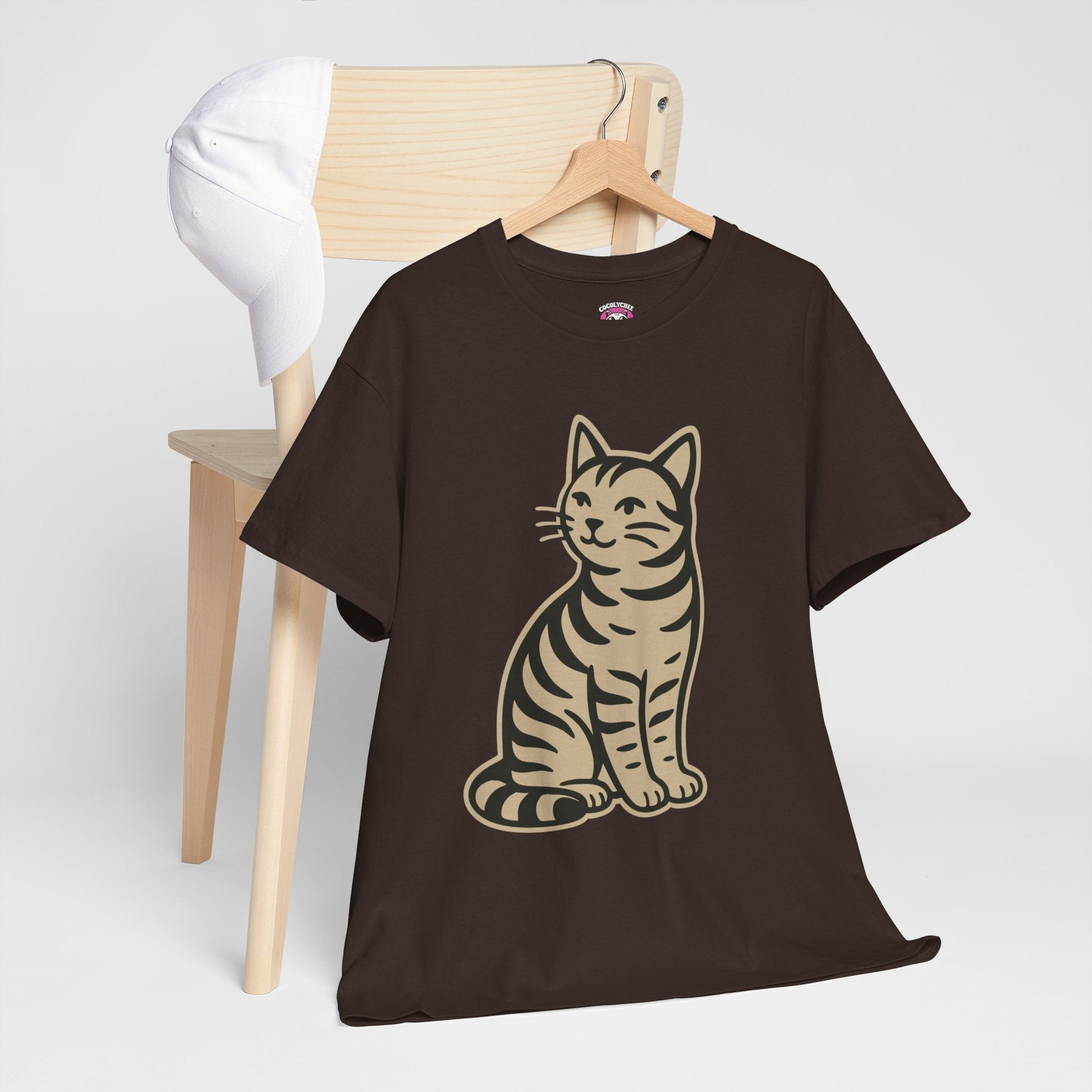 Whisker Chic™ Minimalist Cat Tee - Cocolychee