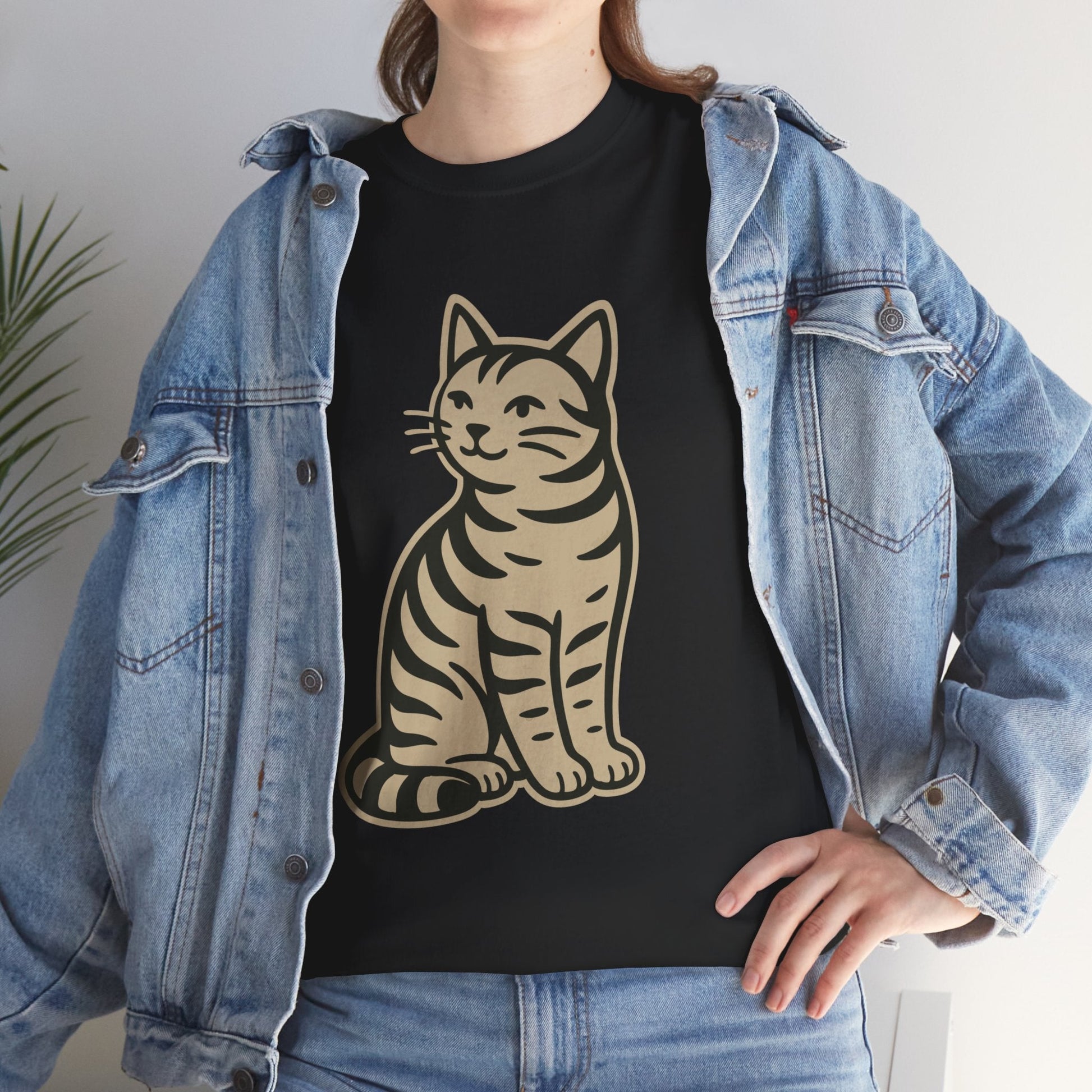 Whisker Chic™ Minimalist Cat Tee - Cocolychee