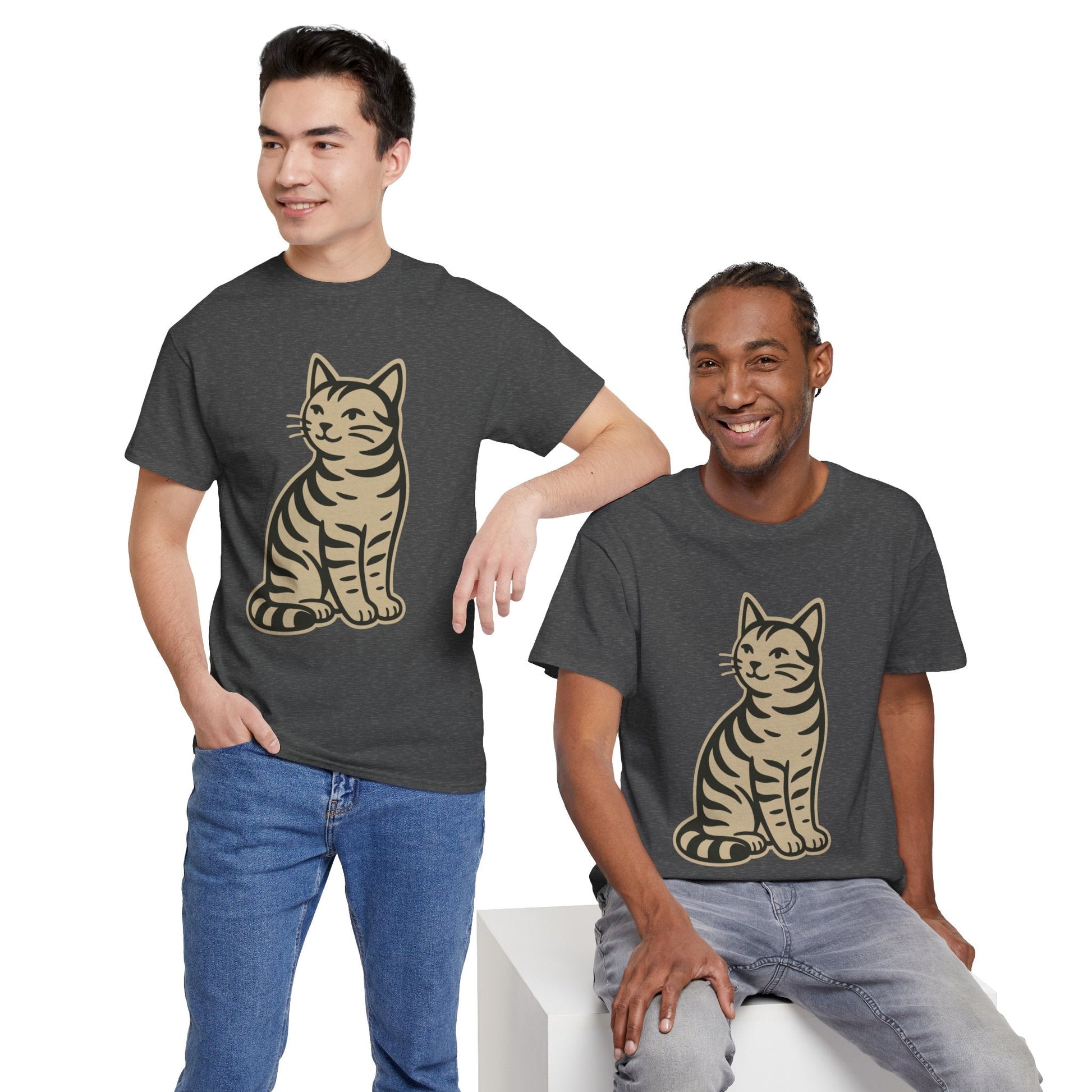 Whisker Chic™ Minimalist Cat Tee - Cocolychee