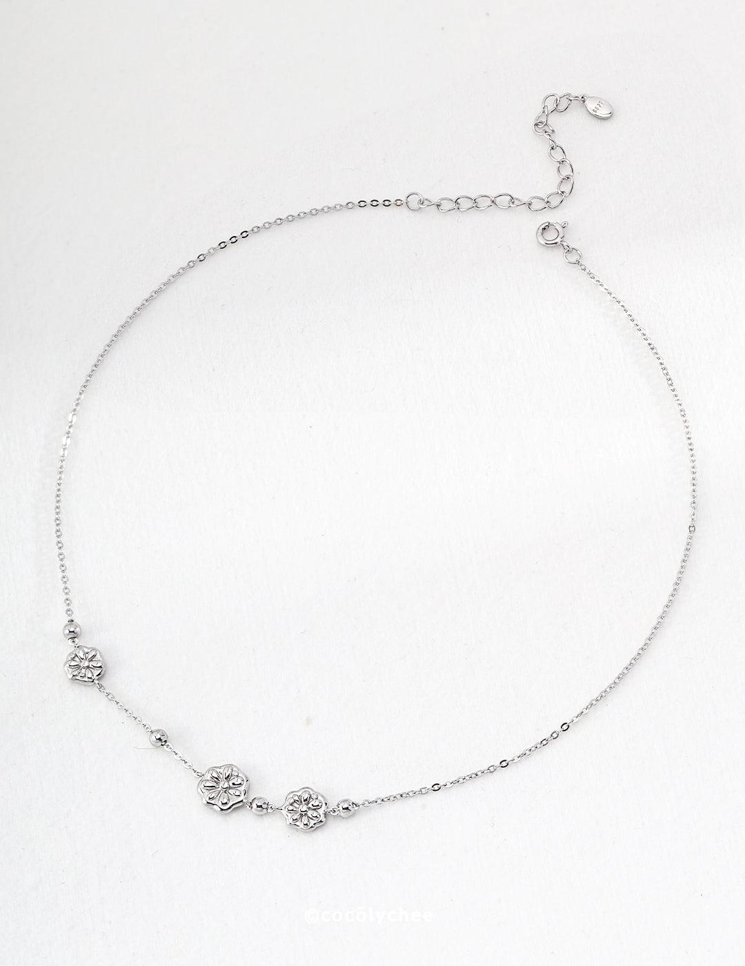 Adjustable Sterling Silver Necklace - Cocolychee